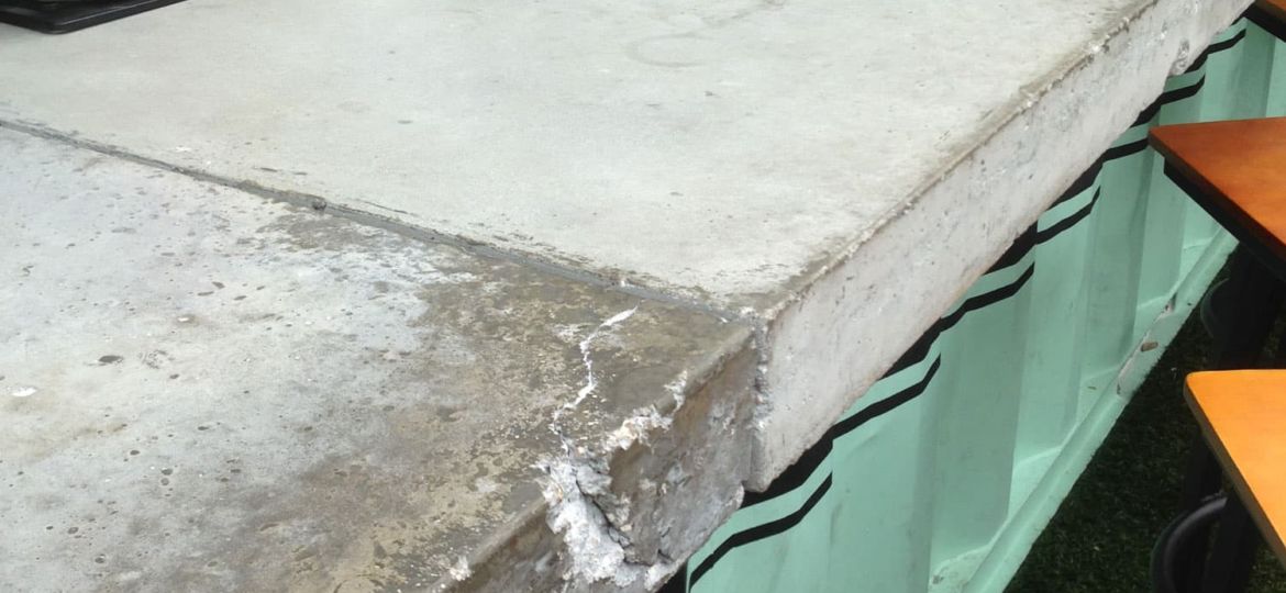 Cracked Concrete Countertops are a sign of poor craftsmanship